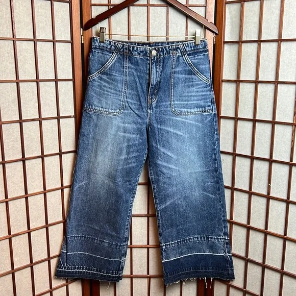 Gap High Rise Low Crop New Jeans - Picture 1 of 3